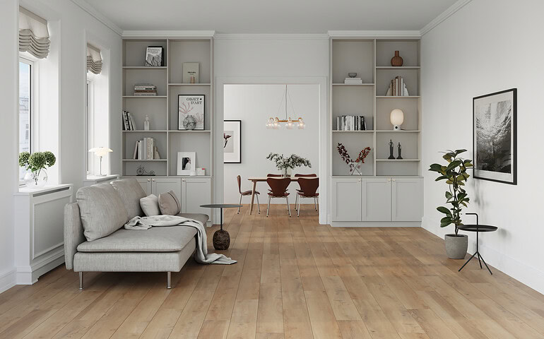 Bastion Vinylgulv 1-stav Eik Beige