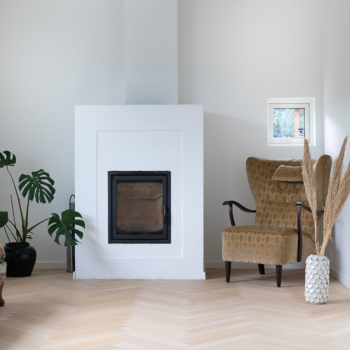 Fiskebensparkett Toke hvitoljet